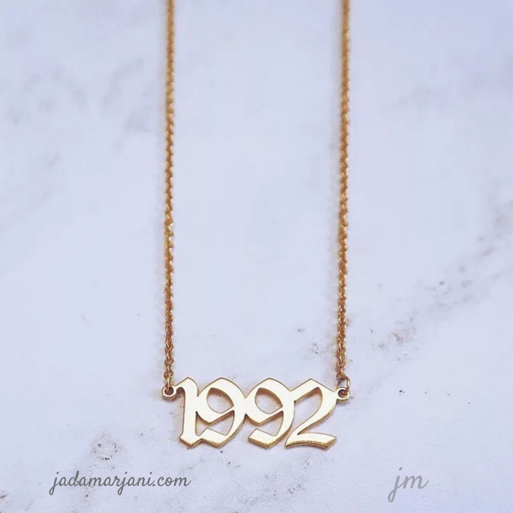 CUSTOM YEAR NECKLACE